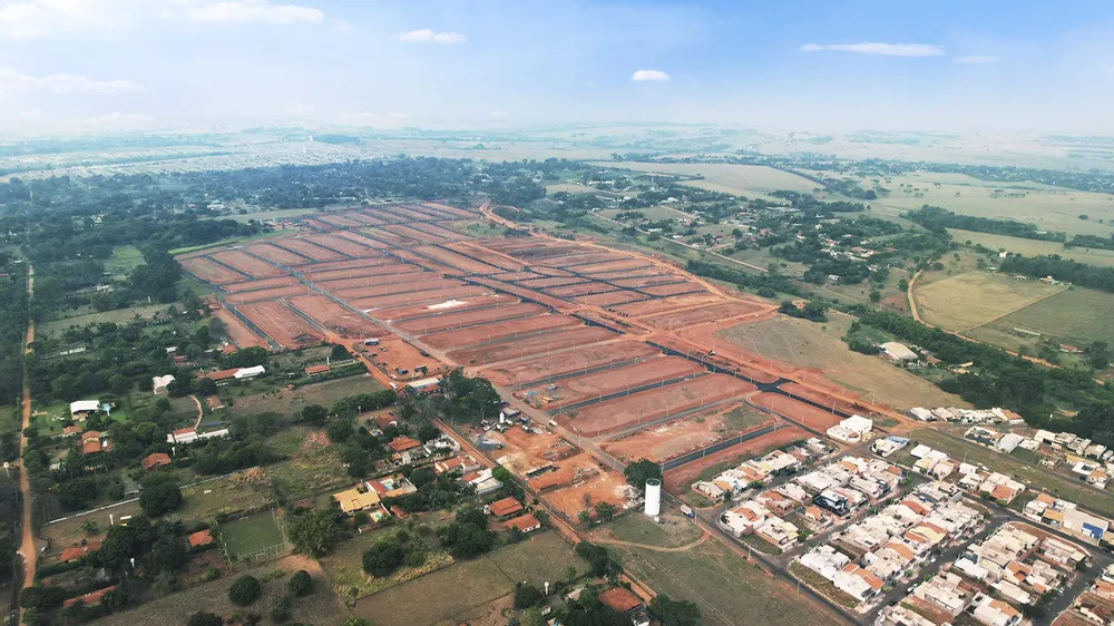 Vista aérea da área do novo loteamento da Setpar na região Sul de São José do Rio Preto