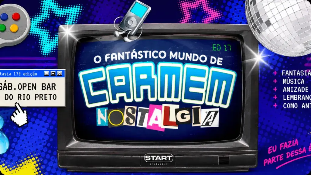 Carmem Festa Fantasia chega à 17ª edição com MC Davi, Mu540 e tema Nostalgia em outubro